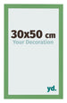 Cadre Photo 30x50 cm Vert MDF Bologna De Face Mesure | Yourdecoration.fr