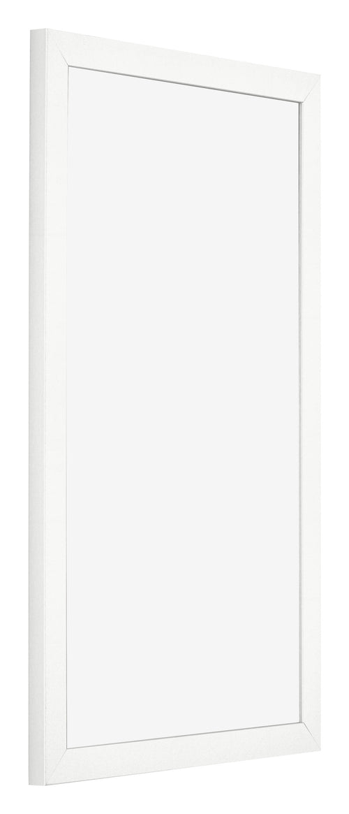 Cadre Photo 30x50cm Blanc Brillant MDF Bologna De Face Oblique | Yourdecoration.fr