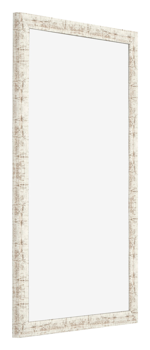 Cadre Photo 30x50cm Blanc Vintage MDF Bologna De Face Oblique | Yourdecoration.fr