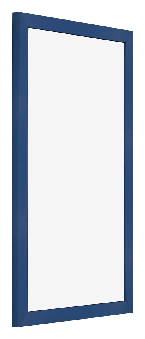 Cadre Photo 30x50cm Bleu Fonce MDF Bologna De Face Oblique | Yourdecoration.fr