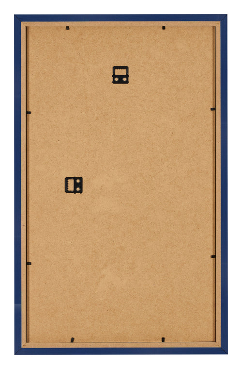 Cadre Photo 30x50cm Bleu Foncé Patiné MDF Bologna Arriere | Yourdecoration.fr