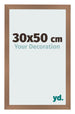 Cadre Photo 30x50cm Cuivre Décor MDF Bologna De Face Mesure | Yourdecoration.fr