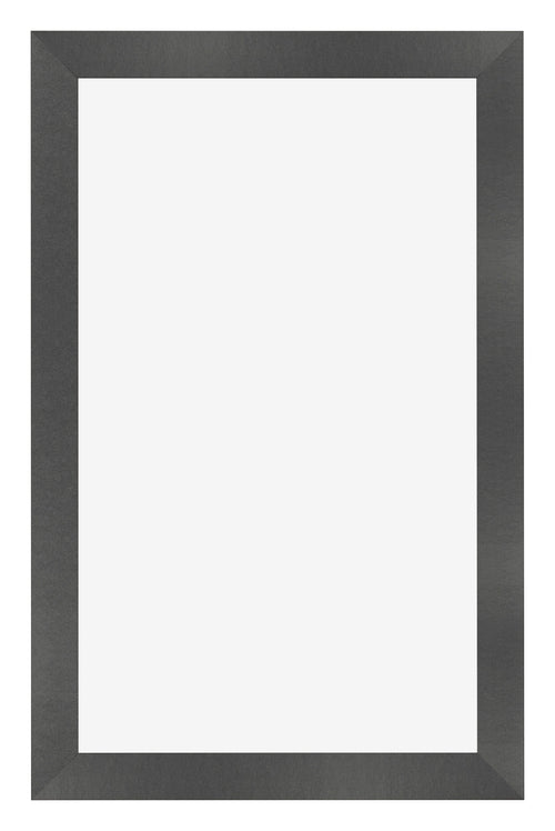 Cadre Photo 30x50cm Noir Argent Poli MDF Pisa De Face | Yourdecoration.fr