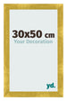 Cadre Photo 30x50cm Or Vintage MDF Pisa De Face Mesure | Yourdecoration.fr