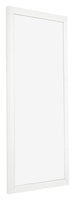 Cadre Photo 30x60cm Blanc Brillant MDF Bologna De Face Oblique | Yourdecoration.fr