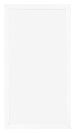 Cadre Photo 30x60cm Blanc Mat MDF Bologna De Face | Yourdecoration.fr