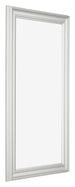 Cadre Photo 30x60cm Blanc Patine MDF Lazio De Face Oblique | Yourdecoration.fr