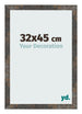 Cadre Photo 32x45 cm Metal Oxyde MDF Bologna De Face Mesure | Yourdecoration.fr