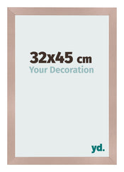 Cadre Photo 32x45 cm Rose Ancien MDF Bologna De Face Mesure | Yourdecoration.fr