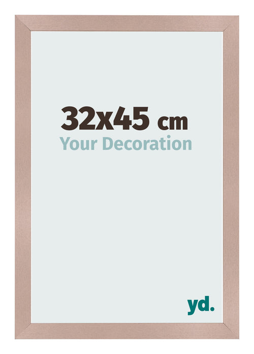Cadre Photo 32x45 cm Rose Ancien MDF Bologna De Face Mesure | Yourdecoration.fr