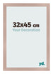 Cadre Photo 32x45 cm Rose Ancien MDF Bologna De Face Mesure | Yourdecoration.fr