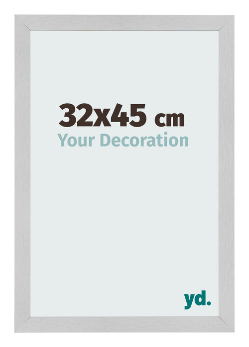 Cadre Photo 32x45cm Acier Inoxydable MDF Bologna De Face Mesure | Yourdecoration.fr