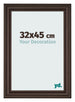 Cadre Photo 32x45cm Chene Fonce MDF Lazio De Face Mesure | Yourdecoration.fr