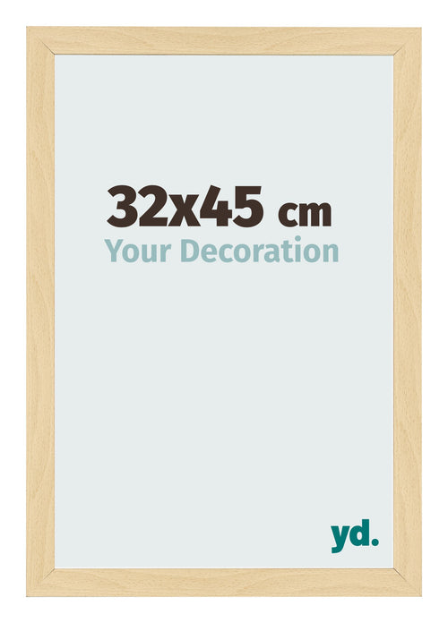 Cadre Photo 32x45cm Hêtre Décor MDF Bologna De Face Mesure | Yourdecoration.fr