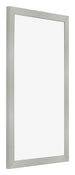 Cadre Photo 33x48cm Argent Mat MDF Bologna De Face Oblique | Yourdecoration.fr