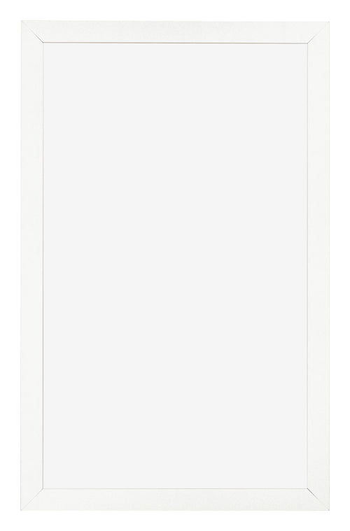 Cadre Photo 33x48cm Blanc Brillant MDF Bologna De Face | Yourdecoration.fr