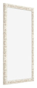 Cadre Photo 33x48cm Blanc Vintage MDF Bologna De Face Oblique | Yourdecoration.fr