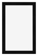 Cadre Photo 33x48cm Noir Argent Poli MDF Pisa De Face | Yourdecoration.fr