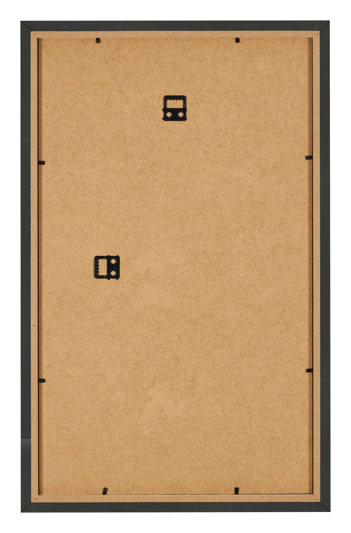 Cadre Photo 33x48cm Noir Grain de Bois MDF Bologna Arriere | Yourdecoration.fr