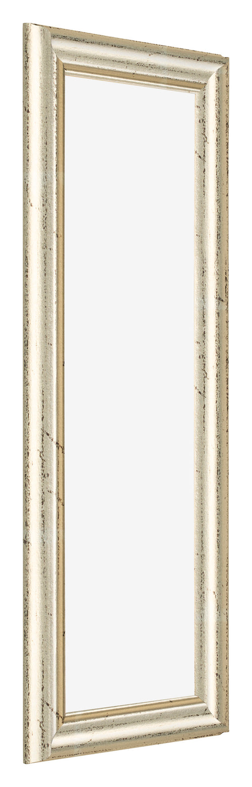 Cadre Photo 33x98cm Brillance Metallique MDF Lazio De Face Oblique | Yourdecoration.fr