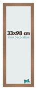 Cadre Photo 33x98cm Cuivre Décor MDF Bologna De Face Mesure | Yourdecoration.fr