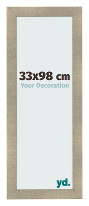 Cadre Photo 33x98cm Or Vintage MDF Pisa De Face Mesure | Yourdecoration.fr