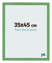Cadre Photo 35x45 cm Vert MDF Bologna De Face Mesure | Yourdecoration.fr