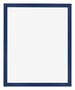 Cadre Photo 35x45cm Bleu Foncé Patiné MDF Bologna De Face | Yourdecoration.fr