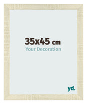 Cadre Photo 35x45cm Chene Sonoma MDF Pisa De Face Mesure | Yourdecoration.fr