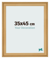 Cadre Photo 35x45cm De Pin Grain de Bois MDF Lazio De Face Mesure | Yourdecoration.fr