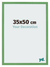 Cadre Photo 35x50 cm Vert MDF Bologna De Face Mesure | Yourdecoration.fr