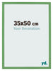 Cadre Photo 35x50 cm Vert MDF Bologna De Face Mesure | Yourdecoration.fr