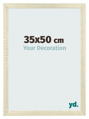 Cadre Photo 35x50cm Chene Sonoma MDF Pisa De Face Mesure | Yourdecoration.fr