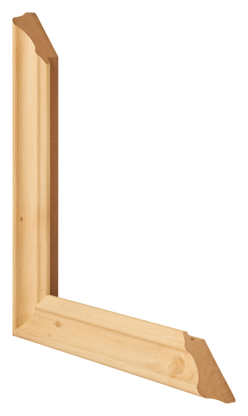 Cadre Photo 35x50cm De Pin Grain de Bois MDF Lazio Detail Intersection | Yourdecoration.fr