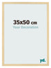 Cadre Photo 35x50cm Hêtre Décor MDF Bologna De Face Mesure | Yourdecoration.fr