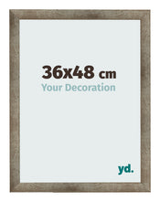 Cadre Photo 36x48 cm Metal Vintage MDF Bologna De Face Mesure | Yourdecoration.fr