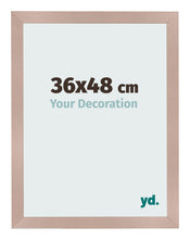 Cadre Photo 36x48 cm Rose Ancien MDF Bologna De Face Mesure | Yourdecoration.fr