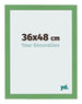 Cadre Photo 36x48 cm Vert MDF Bologna De Face Mesure | Yourdecoration.fr