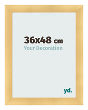 Cadre Photo 36x48cm Or Vintage MDF Pisa De Face Mesure | Yourdecoration.fr