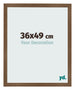Cadre Photo 36x49 cm Chene Rustique MDF Bologna De Face Mesure | Yourdecoration.fr