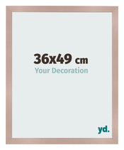 Cadre Photo 36x49 cm Rose Ancien MDF Bologna De Face Mesure | Yourdecoration.fr