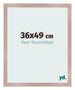 Cadre Photo 36x49 cm Rose Ancien MDF Bologna De Face Mesure | Yourdecoration.fr