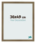 Cadre Photo 36x49cm Bronze Décor MDF Bologna De Face Mesure | Yourdecoration.fr