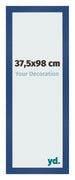 Cadre Photo 37 5x98 cm Bleu Fonce MDF Bologna De Face Mesure | Yourdecoration.fr