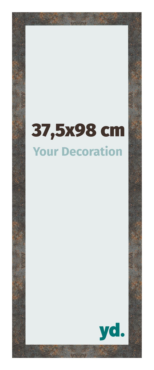 Cadre Photo 37 5x98 cm Metal Oxyde MDF Bologna De Face Mesure | Yourdecoration.fr