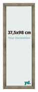Cadre Photo 37 5x98 cm Metal Vintage MDF Bologna De Face Mesure | Yourdecoration.fr