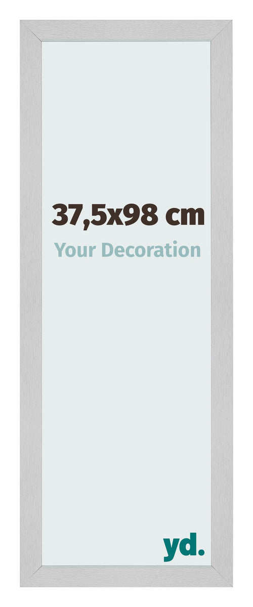 Cadre Photo 37 5x98cm Acier Inoxydable MDF Bologna De Face Mesure | Yourdecoration.fr