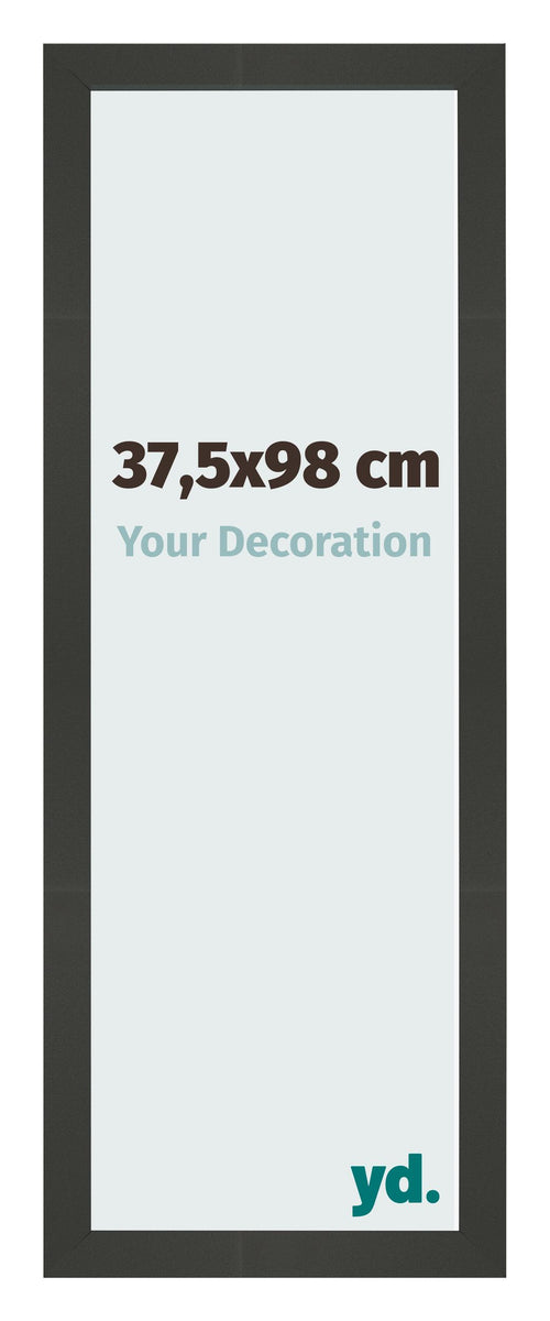 Cadre Photo 37 5x98cm Anthracite MDF Bologna De Face Mesure | Yourdecoration.fr