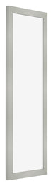 Cadre Photo 37 5x98cm Argent Mat MDF Bologna De Face Oblique | Yourdecoration.fr