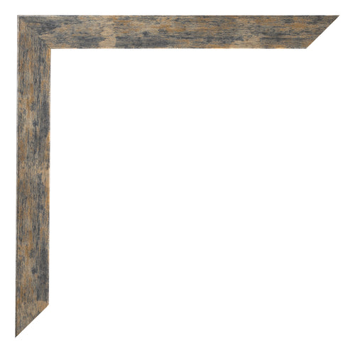 Cadre Photo 37 5x98cm Bleu Or Mélangé MDF Bologna Detail Coin | Yourdecoration.fr